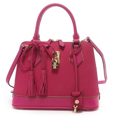 サマンサタバサ レディアゼル タッセル付小(マゼンダ)