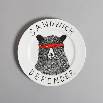 The Sandwich Defender' Side Plate