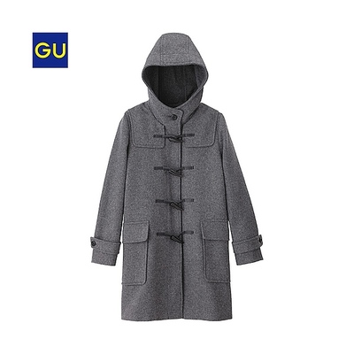 ウールブレンドダッフルコート