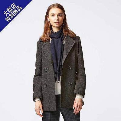 ウールブレンドＰコート