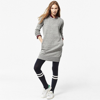 ボアスウェットワンピース