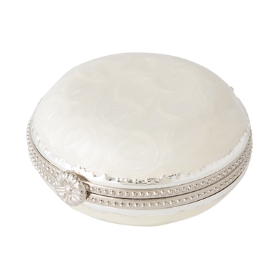 マカロン コンパクトミラー ホワイ