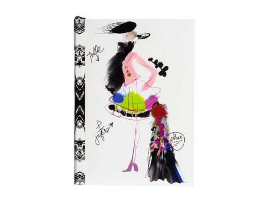 Fashion Sketch A6 Notebook #f2539