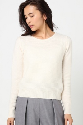 〈spick and span〉ガーター編みプルオーバー