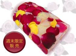 週末限定薔薇の花びらローズロール