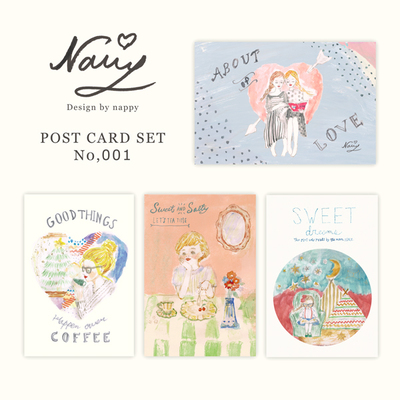 ポストカードセット001 /　４枚入り