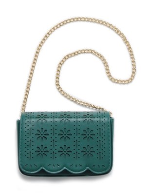 フラワーワークショルダーバッグ