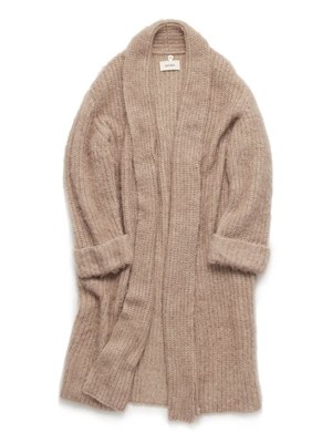 ロングニットコート