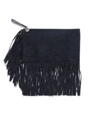 フリンジクラッチバッグ