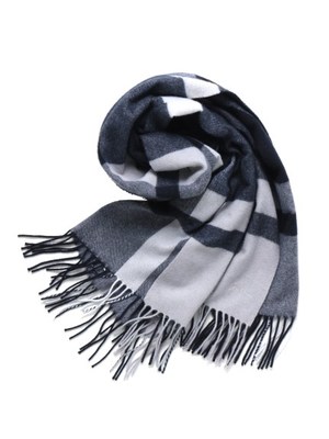 3色チェックストール