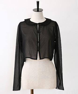 See-through short shirt