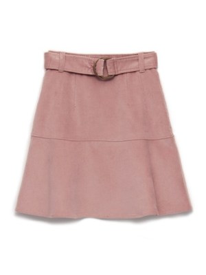 ベルト付きスカート