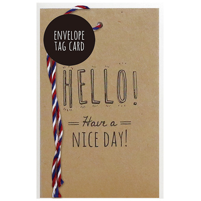LABCLIP　エンベロップタグカード　EVTC02　HELLO