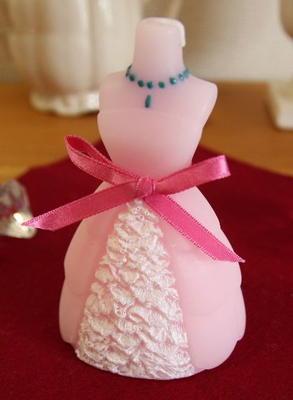 ドレス型フレグランスキャンドル