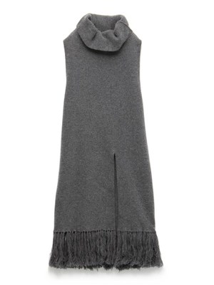 フリンジニットベスト