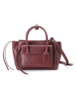 センターファスナーミドルトート