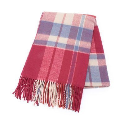 【grove】起毛チェックストール