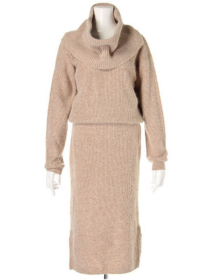 【JJコラボ】Backカシュクールニットワンピース