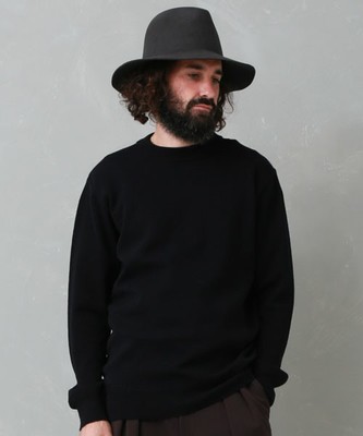 ウールミラノリブプルオーバー