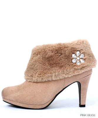 ファービジューショートブーツ