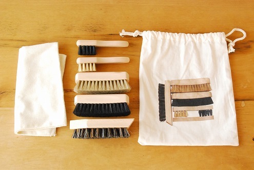 REDECKER トラベル用シューズブラシ5点セット