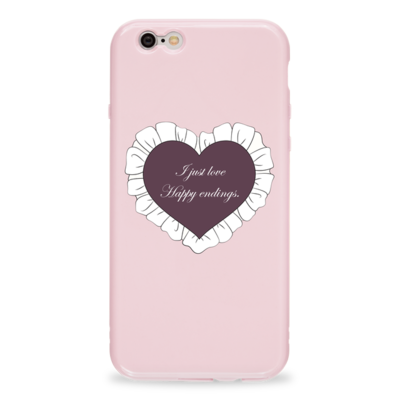 ハートフリル♡ハッピーエンドケース ピンク