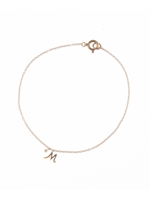MAISON ROUGE (メゾン・ルージュ)  Saffraan イニシャルブレスレット