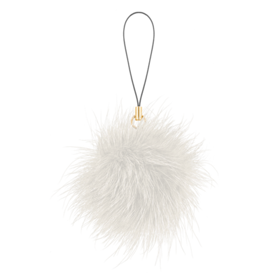 ポンポンファー（ホワイト）