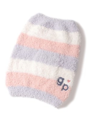 moco moco’ジェラート’ロゴ刺繍ボーダーウエストウォーマー