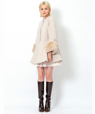 ファースリーブAラインコート