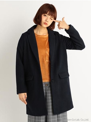 綾モッサチェスターコート