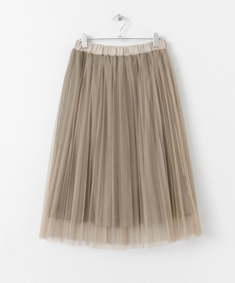 ROSSO チュールプリーツスカート