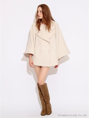 ポンチョライクＡラインコート