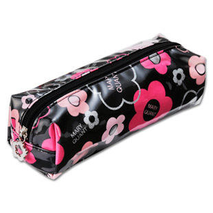 ランダムアウトライン スクエアペンケース(ブラック)