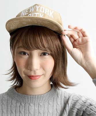 WEGO/NYCコーデュロイキャップ