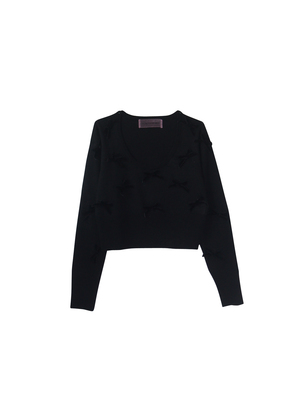 HONEY MI HONEY ribbon knit