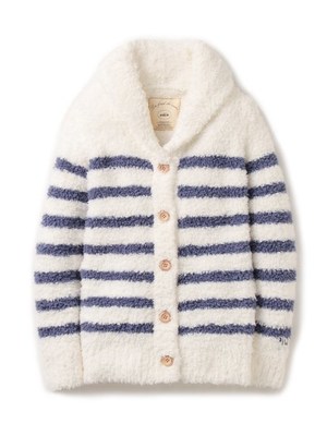 ジェラートナヴァルボーダーショールカーディガン