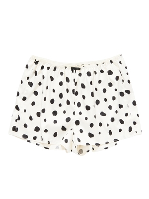 サテンショートパンツ