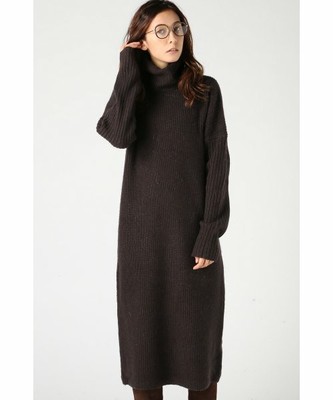 ウールアンゴラミリタリーワンピース#