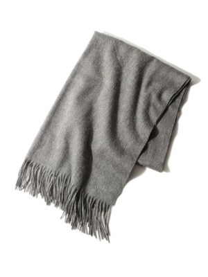 カシミヤ混マフラー