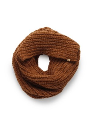  シンプルニットスヌード