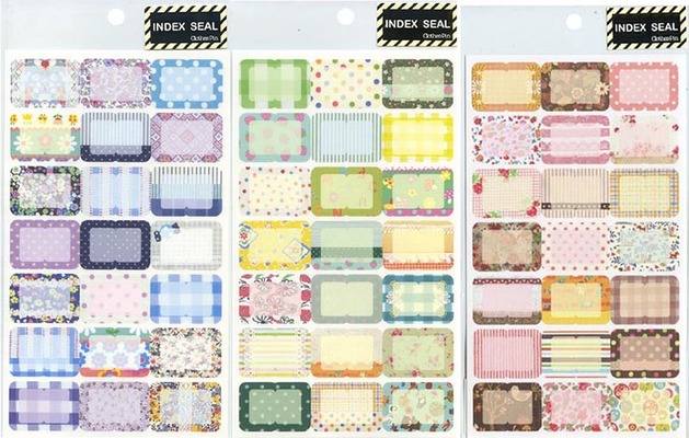 インデックスシール 