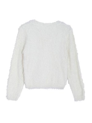 ハイネックシャギーニット