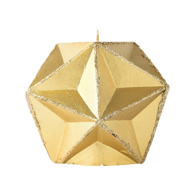 ミルラ キャンドル ペンタゴン ゴールド