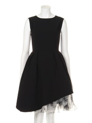 【FRAY I.D】アシメトリフレアーワンピース