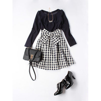 【31 Sons de mode】リボン付ドッキングワンピース