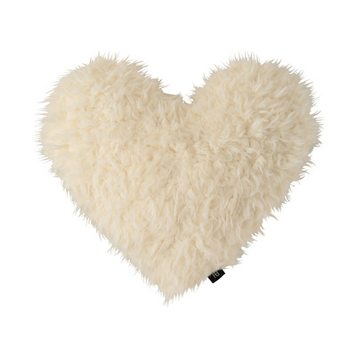 ハート　クッション　３０ｃｍｘ３０ｃｍ　ホワイト