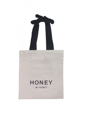 Canvas bag ribbon