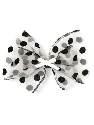 オーガンジードットリボンバレッタ