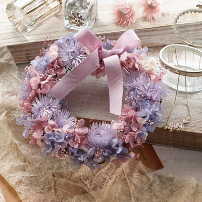 Mon favori ２月のバースストーンリース｢リースドアメジスト｣